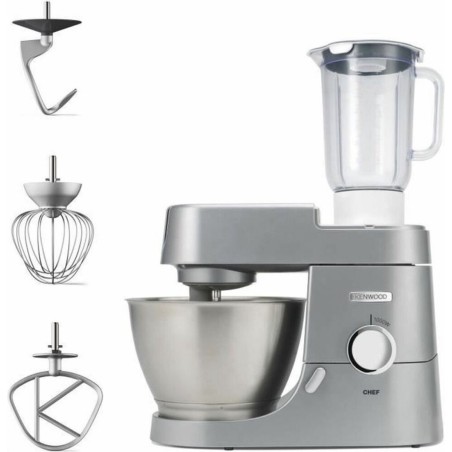 Kenwood Chef KVC3110S Kitchen Machine 4.8L Silver - Powerful, Versatile & Stylish for All Your Culinary Creations!